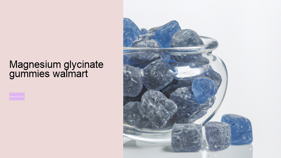 magnesium glycinate gummies walmart