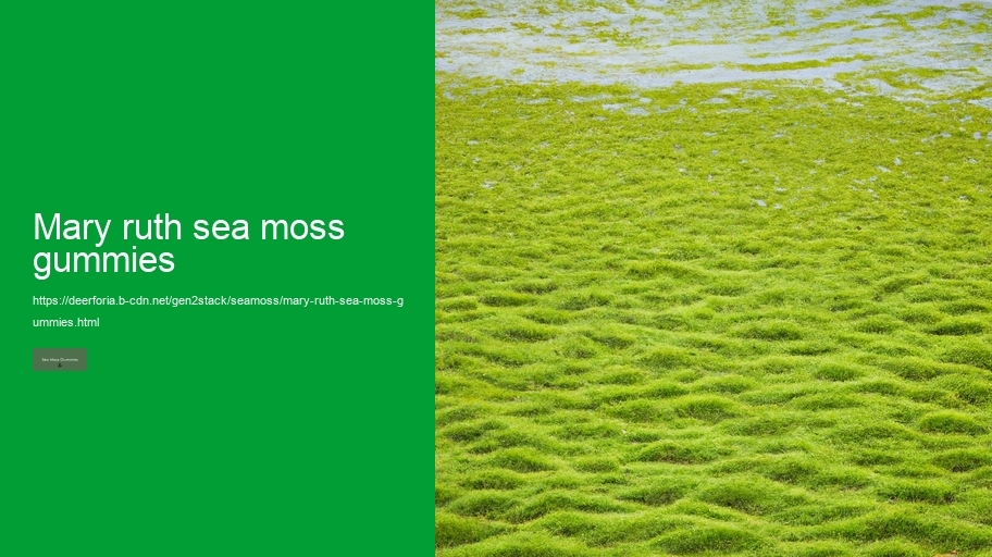 mary ruth sea moss gummies