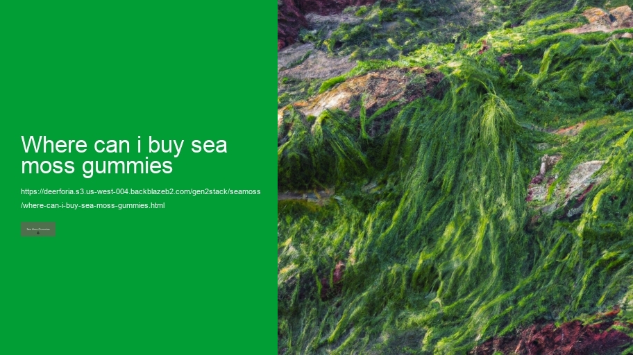 where can i buy sea moss gummies