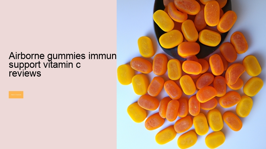 airborne gummies immune support vitamin c reviews