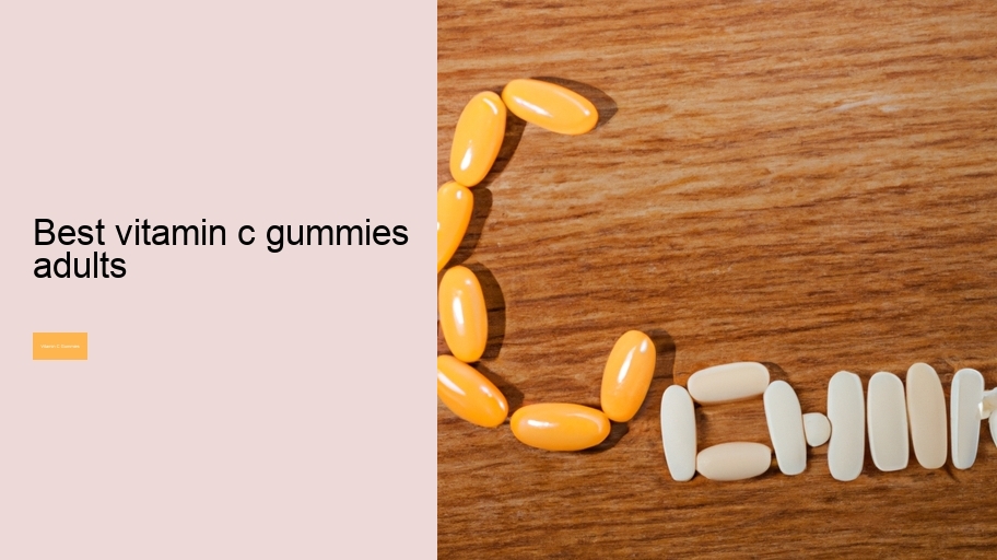 best vitamin c gummies adults