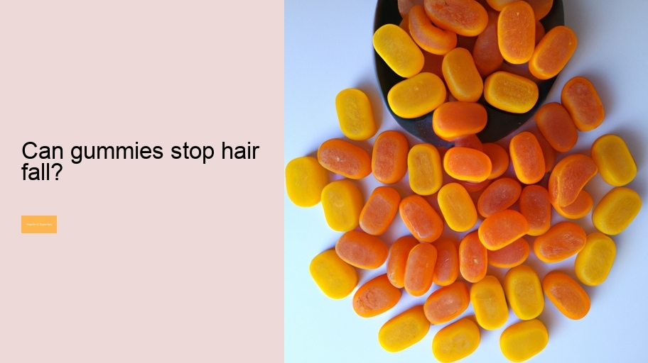 Can gummies stop hair fall?