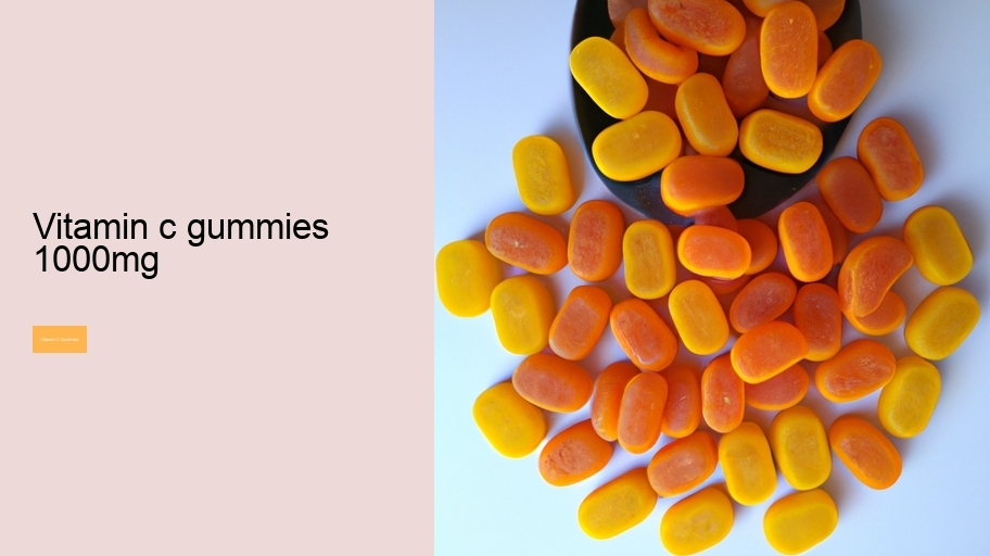 vitamin c gummies 1000mg