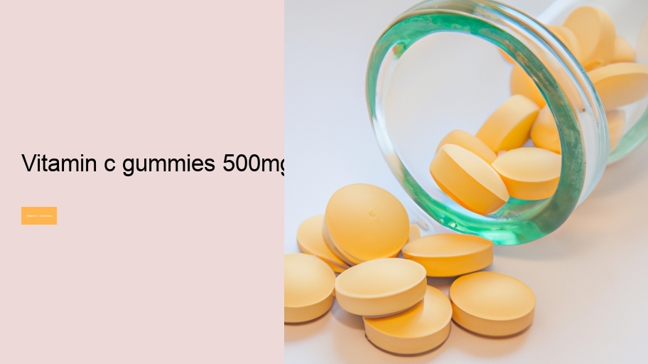 vitamin c gummies 500mg